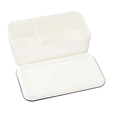 Load image into Gallery viewer, Lunch Box Retro MODA Square Wide Lunch Navy 940ml (Lunch Box, 1 Tier, 1 Tier, Microwave Safe, Microwave Safe, Dishwasher Safe, Women&#39;s)
