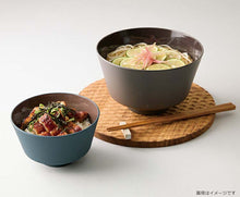 将图片加载到图库查看器，Donburi DONBURI Square Dry Lacquer Made in Japan Dark Red Approximately   15.6x9.6cm T-26627 (Donburi Rice Bowl Rice Bowl Rice Bowl Bowl Simple Dull Color Plain Women&#39;s)
