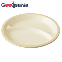 将图片加载到图库查看器，Plate Calm Dish Lunch Plate Mini Made in Japan Light Gray Approximately ƒÓ17x1.7cm T-26670 (Dish, Dish, Dividers, Plate with Dividers, Round, Round, Large, Shallow, Plain, Stylish)
