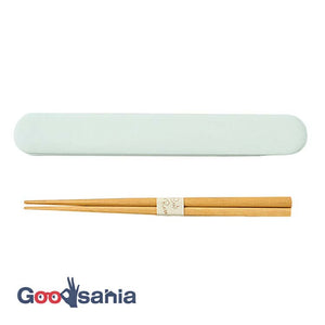 Chopstick box set CANDY POP Chopsticks/Chopstick box set Made in Japan Green (Chopsticks) Approx. 18cm T-36431 (Cutlery My Chopsticks Chopstick box 18cm Lunch box Women's Stylish Pastel)