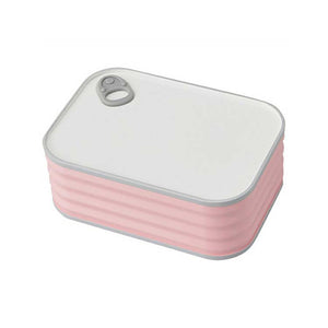Lunch box 1 tier lunch box pink eat can 600ml