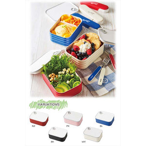 Lunch box 1 tier lunch box pink eat can 600ml