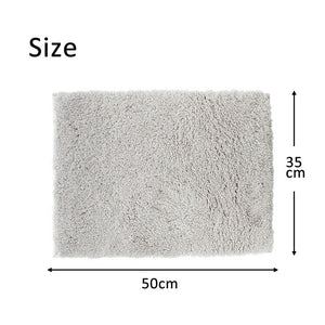 Bath Mat Angel Step Bath Mat Light Gray Approx. 35cm x 50cm