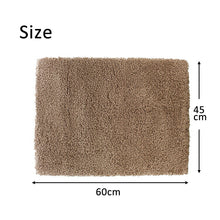 将图片加载到图库查看器，Bath mat Angel step bath mat chocolate approx. 45cm x 60cm
