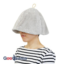 画像をギャラリービューアに読み込む, Sauna Hat, Sauna Hat that makes you want to rub your cheeks, Made in Japan, Light Gray, Suitable for head circumferences up to approx. 62cm
