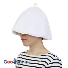 画像をギャラリービューアに読み込む, Sauna Hat, Sauna Hat that makes you want to rub your cheeks, Made in Japan, White, Suitable for head circumferences up to approx. 62cm

