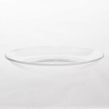 将图片加载到图库查看器，Toyo Sasaki Glass Alpha Plate 21, approx. φ21 x 2.5cm, Made in Japan, Dishwasher Safe, P-19305 (Plate, Glass Plate, Glass Dish, Dessert Plate, Salad Plate, Flat Plate, Round Plate, Tableware, Glassware, Serving Plate, Side Plate, Food Plate)
