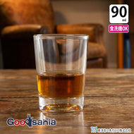 Toyo Sasaki Glass Standard Press 3 Whiskey Glass 90ml Made in Japan Dishwasher Safe P-01104 (Whiskey Glass Shot Glass Tumbler Glass Cup Sake Cup Cold Sake Glass Japanese Sake Glass)