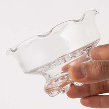 Load image into Gallery viewer, Toyo Sasaki Glass Dessert Glass Basel Flower Rim Approx. φ11.7 x H7cm Made in Japan Dishwasher Safe B-02136-1-JAN (Dessert Cup Sundae Cup Fruit Glass Sweets Glass Parfait Glass Ice Cream Cup)
