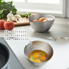 将图片加载到图库查看器，Ball Aikata Stainless Steel Single-mouth Bowl Large 1000ml Made in Japan Silver Approx. 7.8 x 15.5 x 17.2cm PD3021 (Bowl Stainless Steel Stainless Large Large Large Single-mouth)
