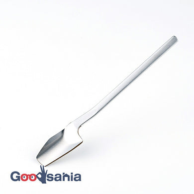 Spoon and Stainless Steel Jam Spoon Made in Japan Silver Approx. 0.4 x 15.6 x 2.3cm AN0206 (Easy to Scoop, Spread, Jam, Butter, Paste, Bread, Stainless Steel)