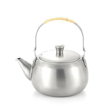 Load image into Gallery viewer, Teapot Stainless Steel 500ml Tsurute Made in Japan Green YJ2892
