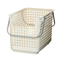Load image into Gallery viewer, Yoshikawa Kuni Kogyo Laundry Basket Undressing Basket Laundry Basket Scandinavian Style Laundry Support Basket White
