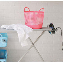 Load image into Gallery viewer, Yoshikawa Kuni Kogyo Storage Basket Undressing Basket Laundry Basket Scandinavian Style Round Basket Brown
