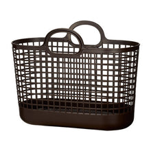Laden Sie das Bild in den Galerie-Viewer, Yoshikawa Kuni Kogyo Storage Basket Undressing Basket Laundry Basket Scandinavian Style Town Basket Brown
