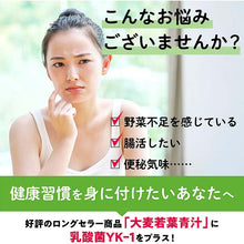 Laden Sie das Bild in den Galerie-Viewer, Yamamoto Kampo Lactic Acid Bacteria Plus Barley Grass Powder 4g x 15 sachets, Green Juice with Lactic acid bacteria for Strong Body
