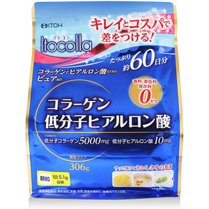 Itoh Kanpo Itokora Collagen / Low Molecular Hyaluronic Acid Value 60 days 300g