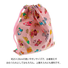 Muat gambar ke penampil Galeri, Ito Sangyo Drawstring Bag Anpanman Pastel Pink Pattern Changing Drawstring Approx. 29 x 25 cm Made in Japan ANC-1001 (Drawstring Bag Changing Bag Drawstring Bag Gym Clothes Bag Inner Shoes Diaper Pouch Accessory Bag Character Cute Child)
