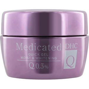 DHC Medicated Q Quick Gel Moist & Whitening 50g An all-in-one gel that both brightens and helps prevent the appearance of aging