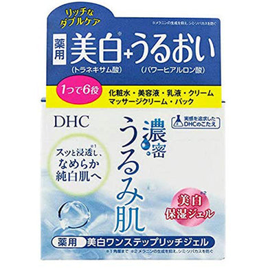 DHC Multifunctional Moisturizer Urumi Hada One Step Rich Gel Moisture 120g This is a multi-functional whitening moisturizing gel that will complete the perfect care after washing your face. * Suppress melanin production and prevent spots and freckles.