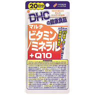 Multi Vitamin / Mineral + Q10 (Quantity For About 20 Days) 100 Tablets This supplement contains 12 vitamins including vitamin C and E, along with folic acid and vitamin P which promotes the vitamins' mutual functional support. Recommended for people who do not eat enough vegetables, have irregular lifestyle, or want to optimize their health.