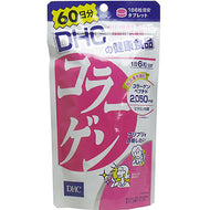 Collagen (60-Day Supply) For concerns about dry and sensitive skin and lack of suppleness Collagen is a protein that, like all proteins, is based in amino acids. A third of the proteins in your body are made from collagen, and 70% of dermis, which is related to your skin's suppleness, consists of collagen. DHC's Collagen is formulated with fish-derived collagen peptides and vitamin B1, to support your beauty by giving youthfulness and smoothness to your skin. Anti-aging beauty care.