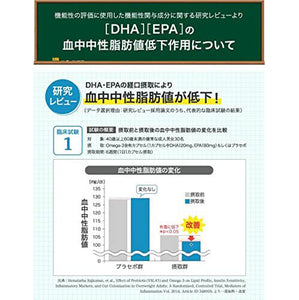 DHC Japan Dietary Health Supplement DHA (20-Day Supply) 80 Pills