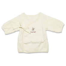 Laden Sie das Bild in den Galerie-Viewer, IMABARI Towel Short Inner Shirt Baby Clothes KuSu Cute Organic Sweet Bear Design 50
