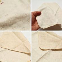 Muat gambar ke penampil Galeri, IMABARI Towel Gauze Baby Handkerchief KuSu Cute Organic Little Deer Popo Design 33x33cm
