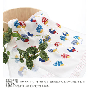 Imabari Towel Face Towel Cloth Royal Komon Fan Beauty Pink 33 x 100 cm