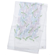 画像をギャラリービューアに読み込む, Imabari Towel Face Towel Cloth Pleasure Fuji Flower Blue 33 x 100 cm
