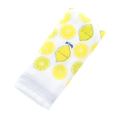 Imabari Towel Face Towel Cloth Candle Lemon Blue 33 x 100 cm