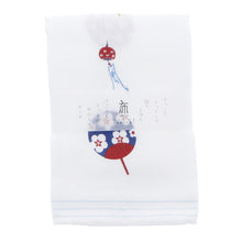 Muat gambar ke penampil Galeri, Imabari Towel Face Towel Hagoromo Gauze Breeze Blue 33 x 95 cm
