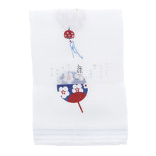 Load image into Gallery viewer, Imabari Towel Face Towel Hagoromo Gauze Breeze Blue 33 x 95 cm
