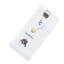 Cargar imagen en el visor de la galería, Imabari Towel Face Towel Hagoromo Gauze Bunches Tea Ceremony Blue 33 x 95 cm
