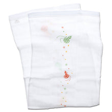 Muat gambar ke penampil Galeri, Imabari Towel Face Towel Hagoromo Gauze Flower Gourd Blue 33?~ 95 cm
