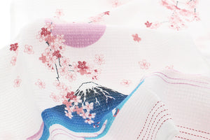 Imabari Towel Face Towel Cloth Rayomi Sakura Fuji Pink 33 x 100 cm
