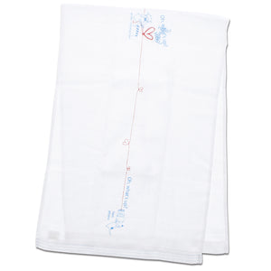 Imabari Towel Face Towel Hagoromo Gauze Yarn Phone Blue 33 x 95 cm