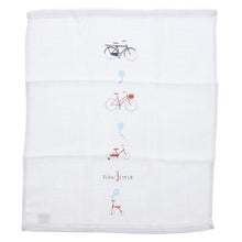 Cargar imagen en el visor de la galería, Imabari Towel Handkerchief Hagoromo Gauze Wet Hand Chico Blue 33 x 38 cm
