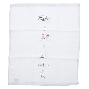 Imabari Towel Handkerchief Hagoromo Gauze Wet Hand Chico Blue 33 x 38 cm