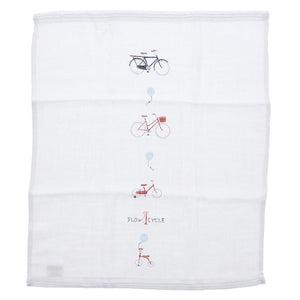 Imabari Towel Handkerchief Hagoromo Gauze Wet Hand Chico Blue 33 x 38 cm