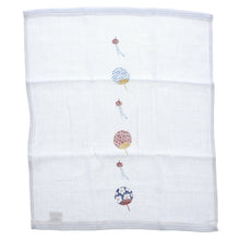 Cargar imagen en el visor de la galería, Imabari Towel Handkerchief Hagoromo Gauze Wet Hand SkyBreeze Blue 33 x 38 cm
