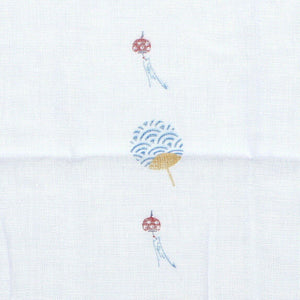 Imabari Towel Handkerchief Hagoromo Gauze Wet Hand SkyBreeze Blue 33 x 38 cm