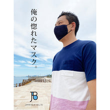 Load image into Gallery viewer, Denim Mask SETTO Water Absorbent Quick Drying Gauze-type Indigo Blue- Approx. 14?~23cm BMASK004 [Direct from Japan]
