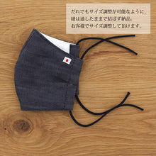 Load image into Gallery viewer, Denim Mask SETTO JAPAN Edition Indigo Blue- Approx. 14?~23cm [Direct from Japan]
