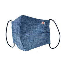 Cargar imagen en el visor de la galería, Denim Mask SETTO JAPAN Edition Linen Chambray- Approx. 14?~23cm*Denim Mask [Direct from Japan]
