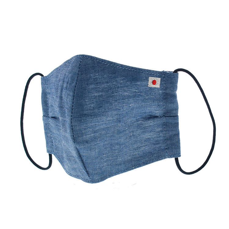 Denim Mask SETTO JAPAN Edition Linen Chambray- Approx. 14?~23cm*Denim Mask [Direct from Japan]
