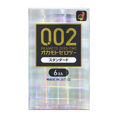 Zero Zero Two Condoms 0.02mm EX Standard Size 6 pcs