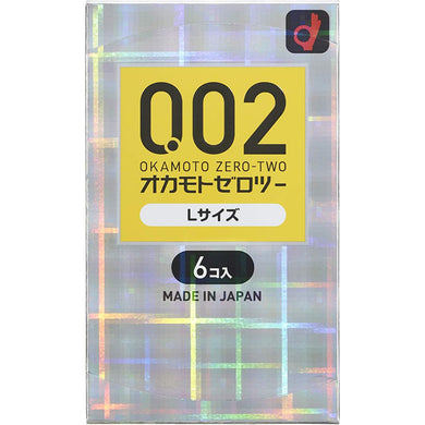 Zero Zero Two Condoms 0.02mm EX Large Size 6 pcs