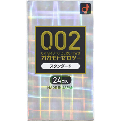 Zero Zero Two Condoms 0.02mm Rregular Size 24 pcs